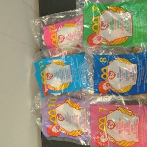 2 for $20 - Mc Donald's TY Beanie Babies 7-12